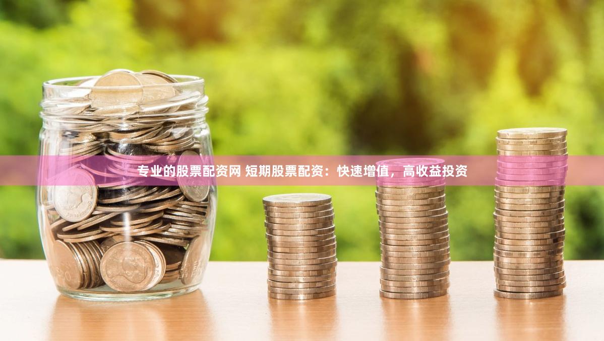 专业的股票配资网 短期股票配资:快速增值,高收益投资